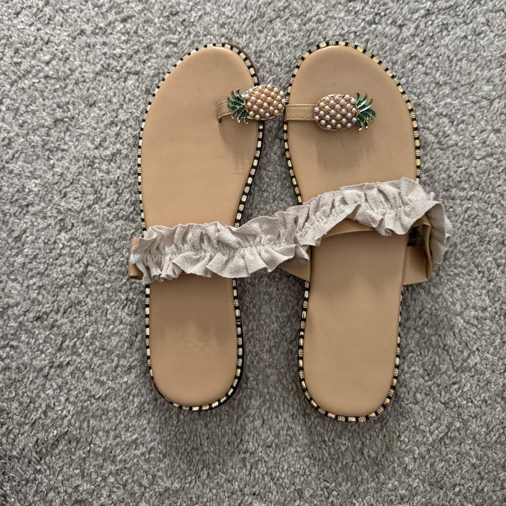 pineapple sandals